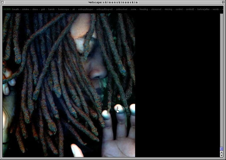Auriea Harvey and Michaël Samyn, skinonskinonskin, 1999. Courtesy of the artists