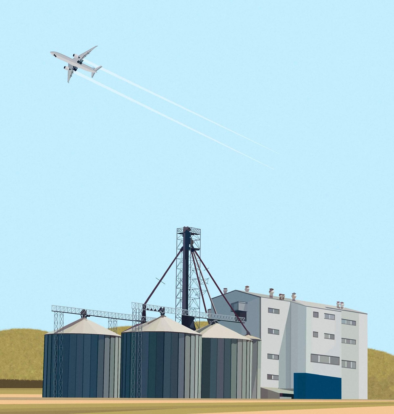 Yomi Dinero, The Flour Mill, 2022. Courtesy of the artist