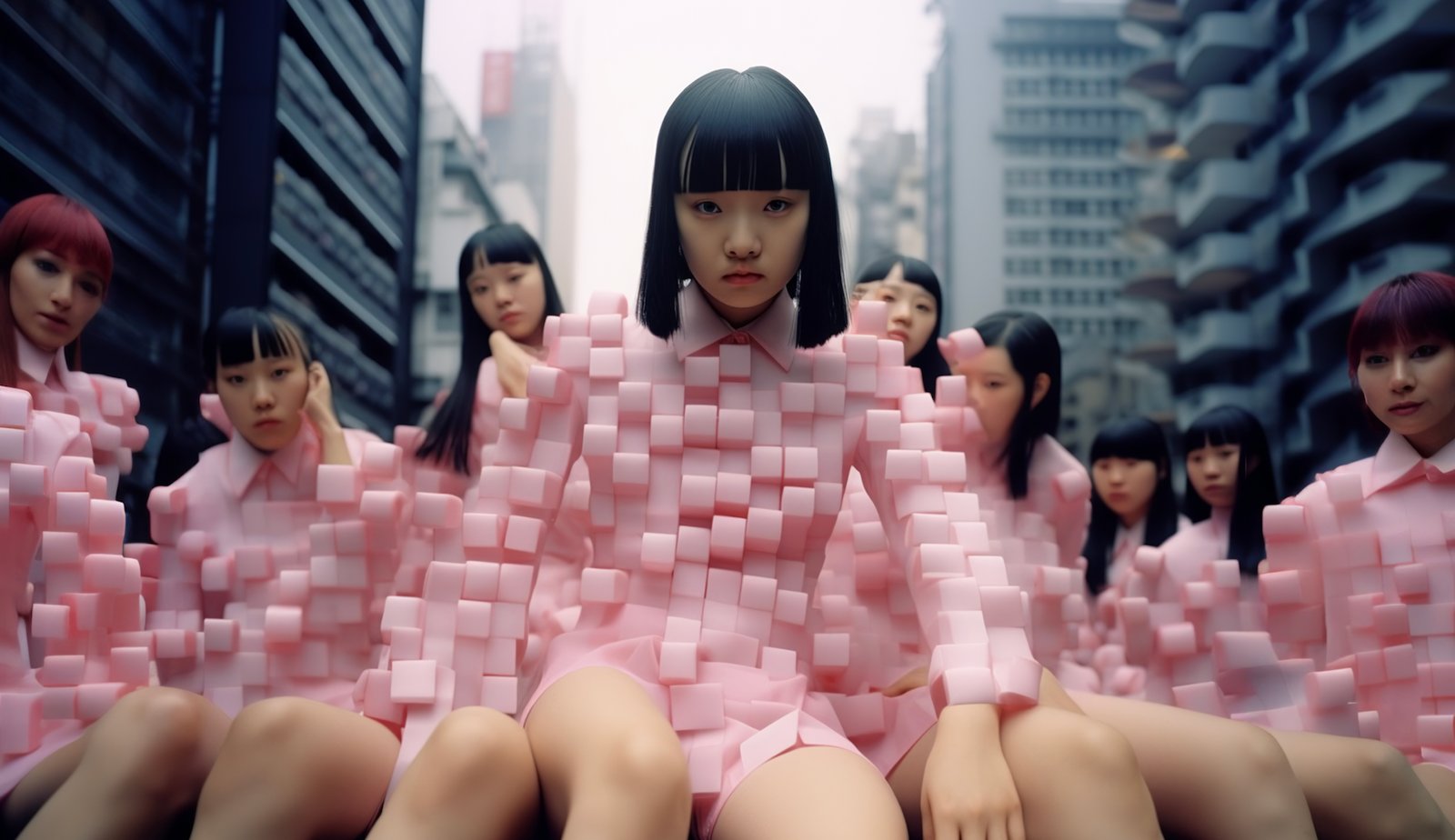 Credit: Emi Kusano, Pixelated Perception, 2023. Courtesy of the artist