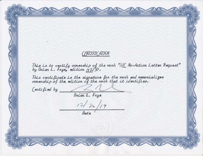 SEC No-Action Letter Request image 2
