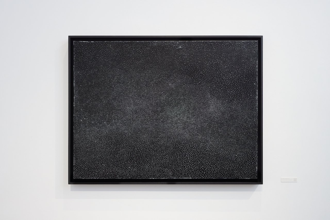 Nancy Burson, Quantum Entanglement Painting #4, 2024. Courtesy of the artist and Heft Gallery