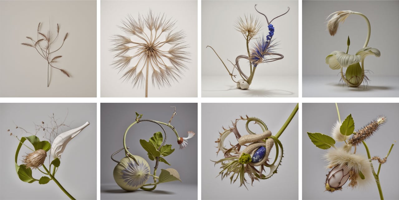 CROSSLUCID, Seed 0: Simulation of a potential digital botanical evolution, October 2025. Courtesy the artist
