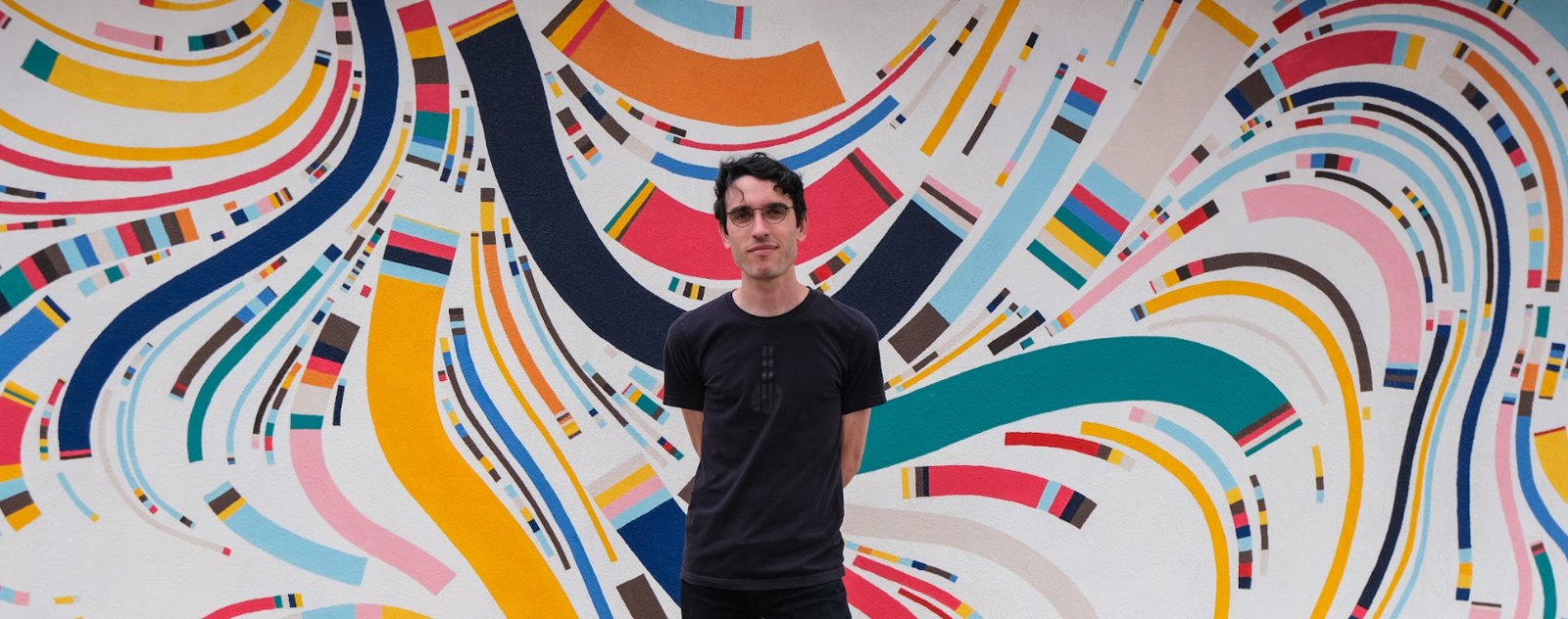 Credit: Tyler Hobbs, Marfa Mural, Marfa, TX, 2021. Courtesy of the artist