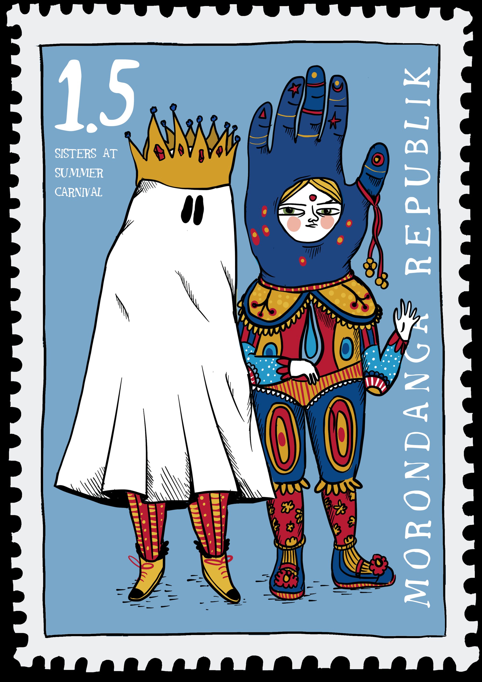Flora Márquez, Sisters at Summer Carnival, 2021. Courtesy of the artist
