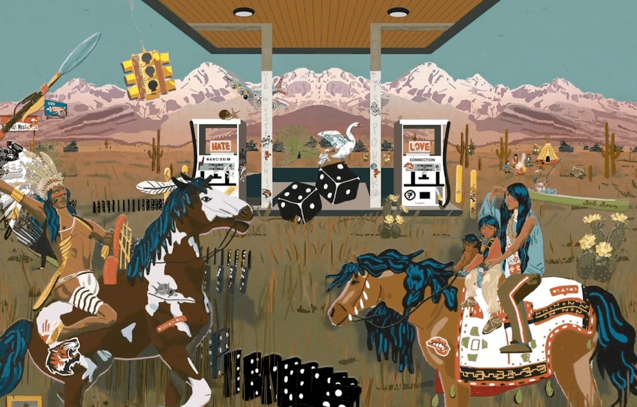 Credit: Claudia Linke, The Wild West I The End Of An Era (detail), 2020. Courtesy of the artist