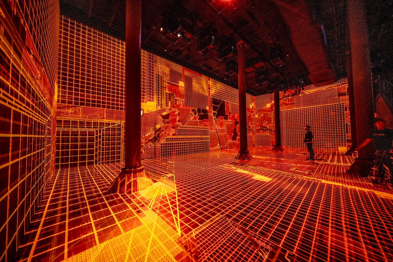 Installation view of “Machine Hallucination — NYC“ at ARTECHOUSE, 2021. Courtesy of the artist