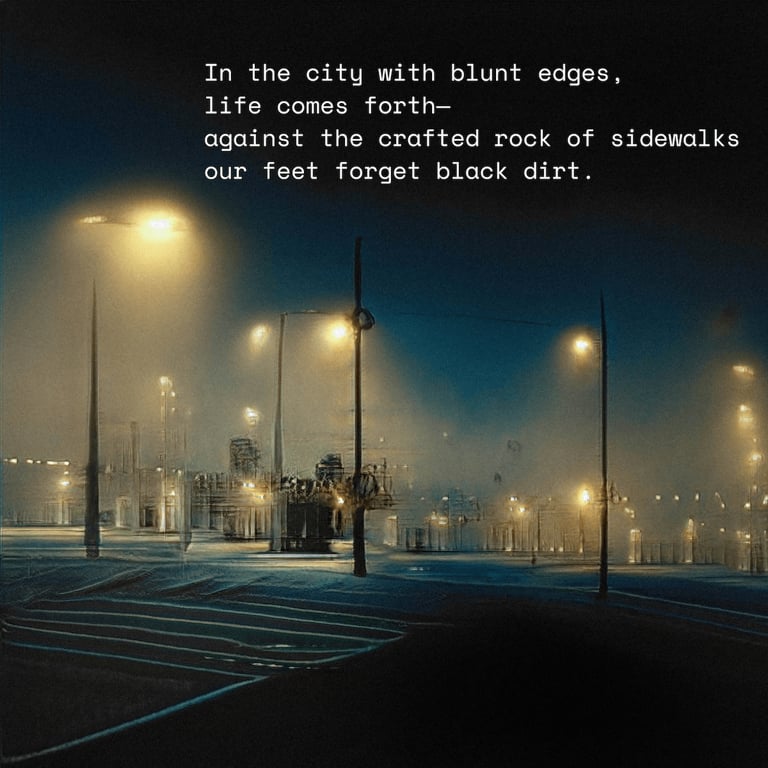 Ana Maria Caballero, Ivona Tau, and Sudowrite, Gen Text Issue 2: City Life 1, 2022. Courtesy of the artists
