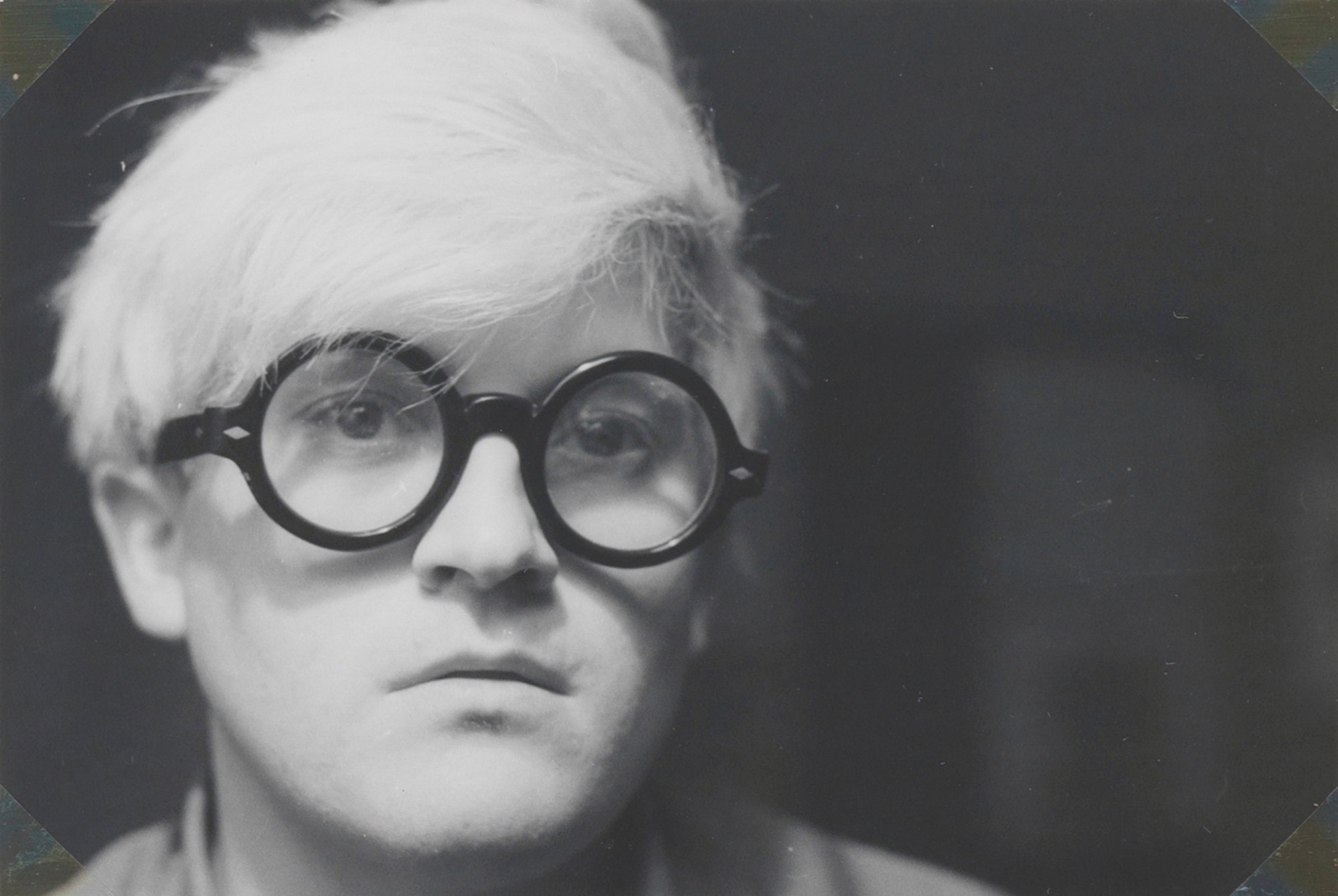 David Hockney in his studio at Powis Terrace, London, 1967. © David Hockney