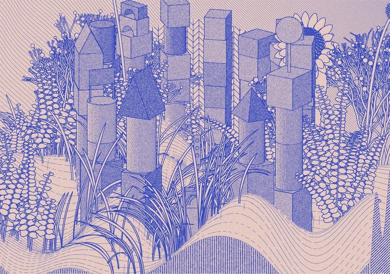 Yazid and Zancan, (kinder)Garden, Monuments #44, 2022. Courtesy of the artists
