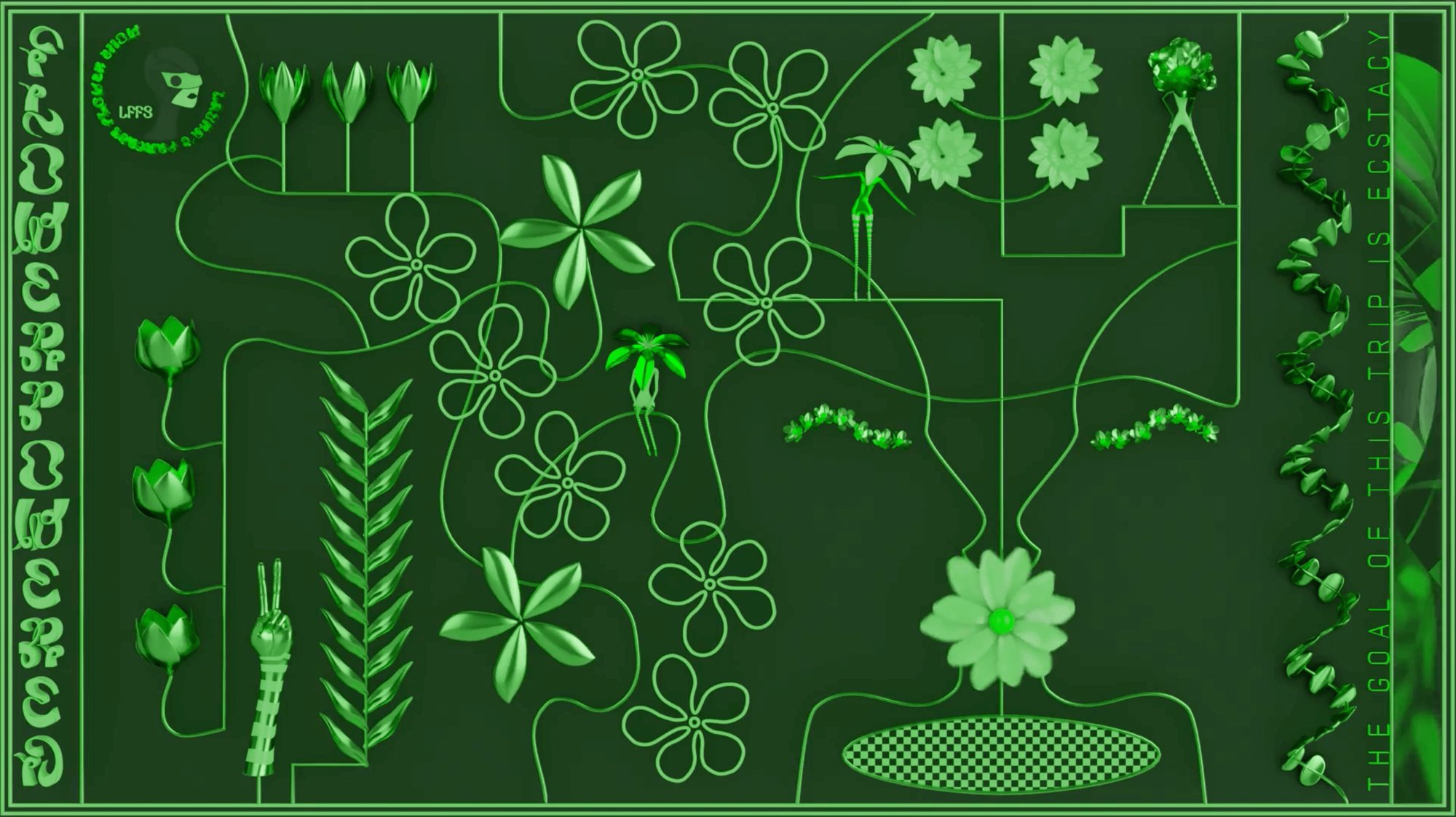 Laura Shepherd, (Still from) Flowerpowered, 2022. Courtesy of the artist