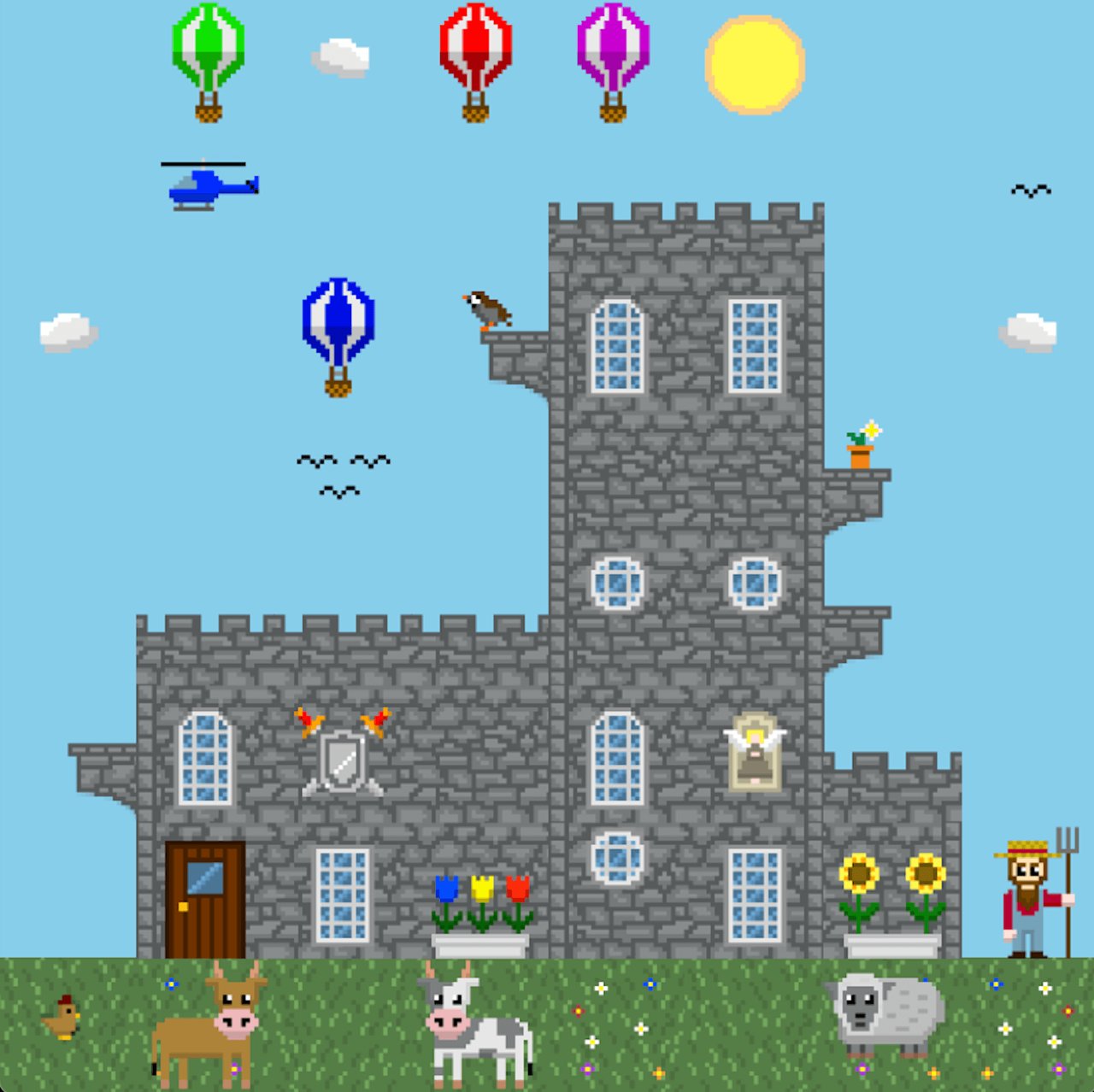 Shaga O’Nhan, 2D Mansion #1, 2022. Courtesy of the artist