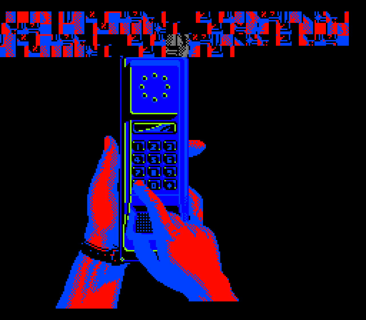 hAyDiRoKeT, CALL 1-900-RAD-SHIT, 2022. Courtesy of Adrian Pocobelli