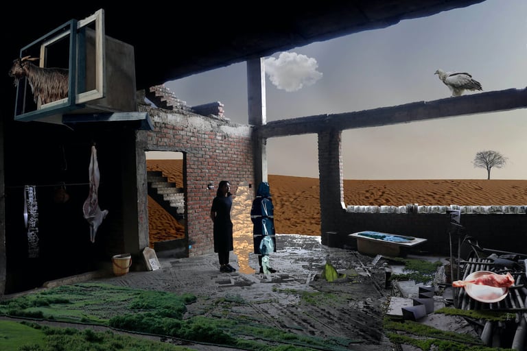 Aditi Aggarwal, As We Rise 2, 2020. Courtesy of terrain.art