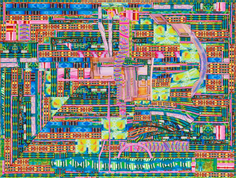 LoVid, Hedgerow Expansion, 2022. Courtesy of the artists and Ryan Lee Gallery