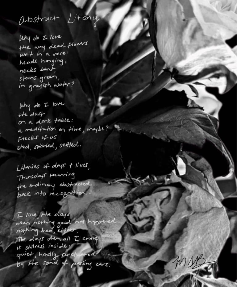 Ms Bourland, Abstract Litany, 2022. Courtesy of the artist