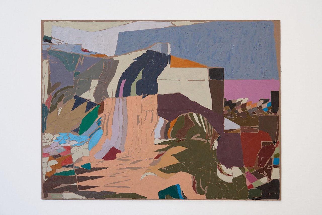 William Mapan, Toujours là, from the painting series Paysages Plausibles, 2026. Courtesy of the artist and Art Blocks. Photography by Federico Floriani
