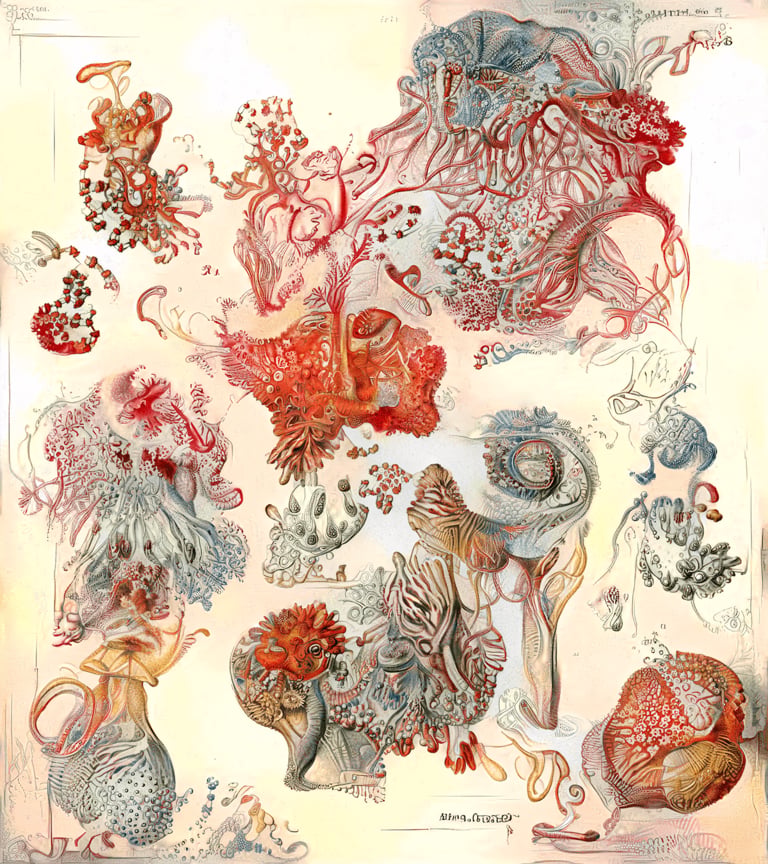 Sofia Crespo, soft_colonies_1898, 2022. Courtesy of the artist