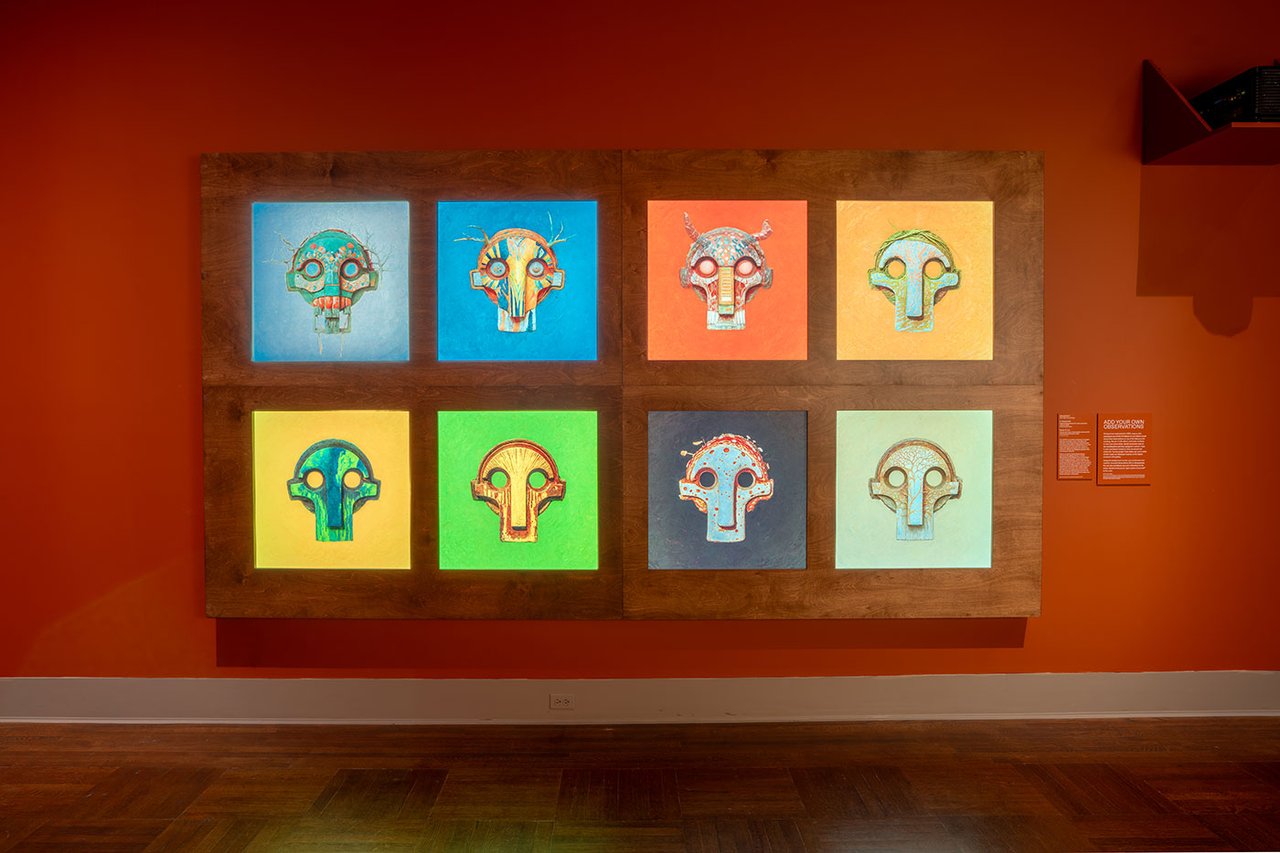 Installation view of “Infinite Images” at Toledo Museum of Art with work: Luci by Sam Spratt. Courtesy of SWATCH Studios 2025