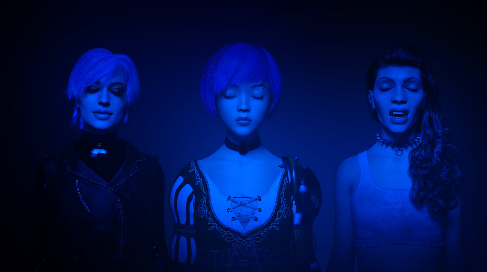 Credit: LaTurbo Avedon, CLUB ZERO — One Ever, Glyph Antialias, and Tangent Core, 2022. Courtesy of the artist and arebyte