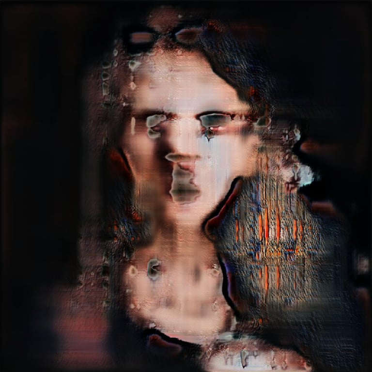 Kevin Abosch, Portrait of a Remarkable Person, 2018. GAN/synthetic photograph. Courtesy of the artist