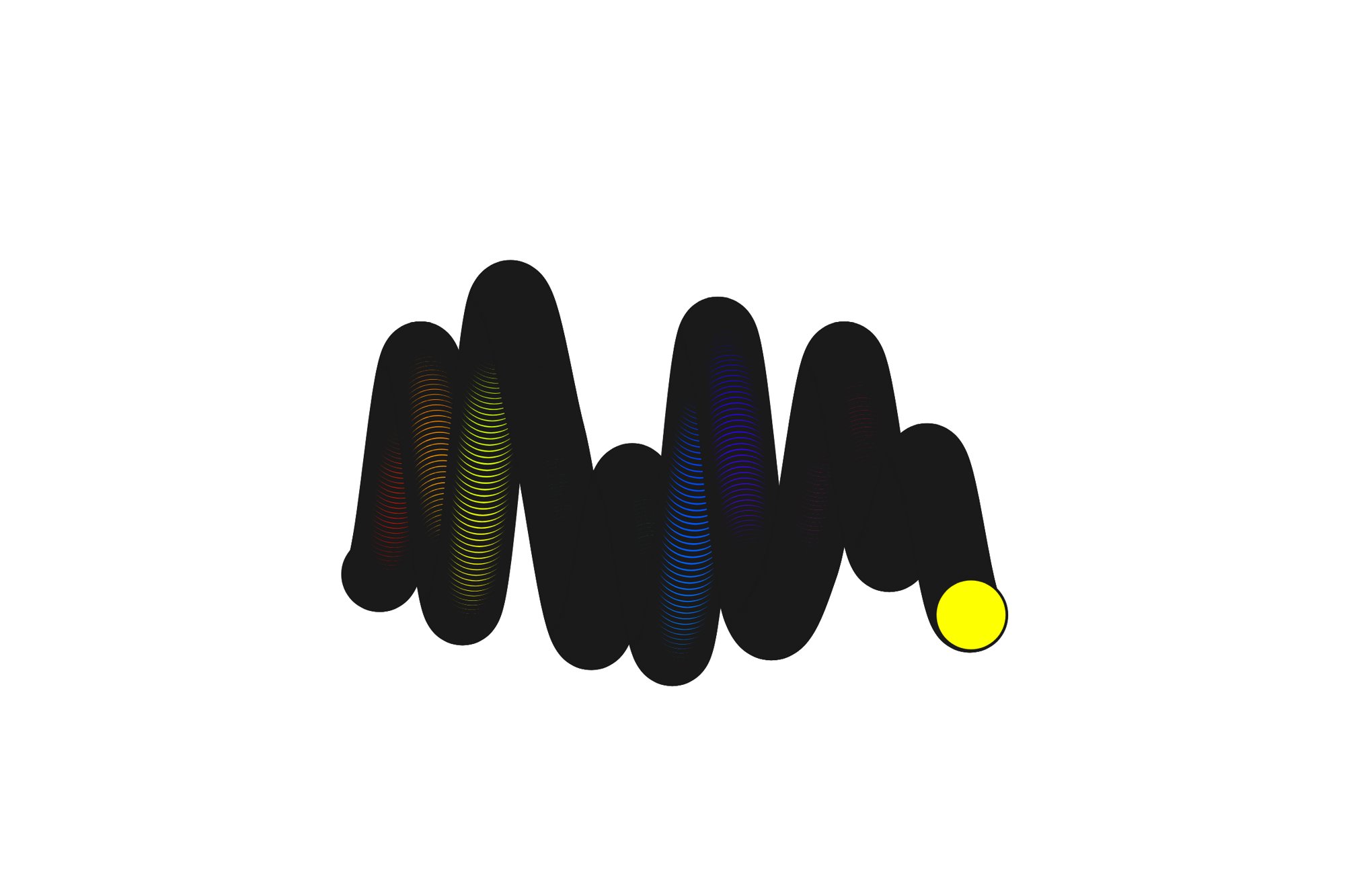 Snowfro, Chromie Squiggle #9227, 2021. Courtesy of Adam Lindemann