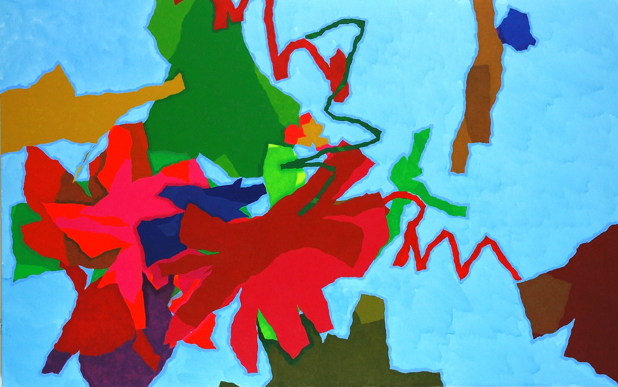 Harold Cohen, Summer Solstice, 2010. Courtesy of Gazelli Art House