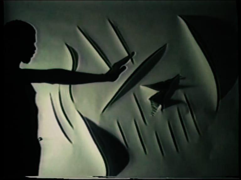 James Williams, (Still from) Clear Canvas, 1984. Analog Betamax. Courtesy of the EZTV Archive