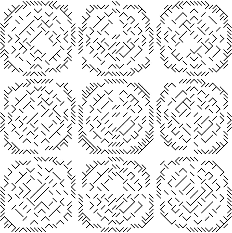 Larva Labs, Autoglyph #11, 2019