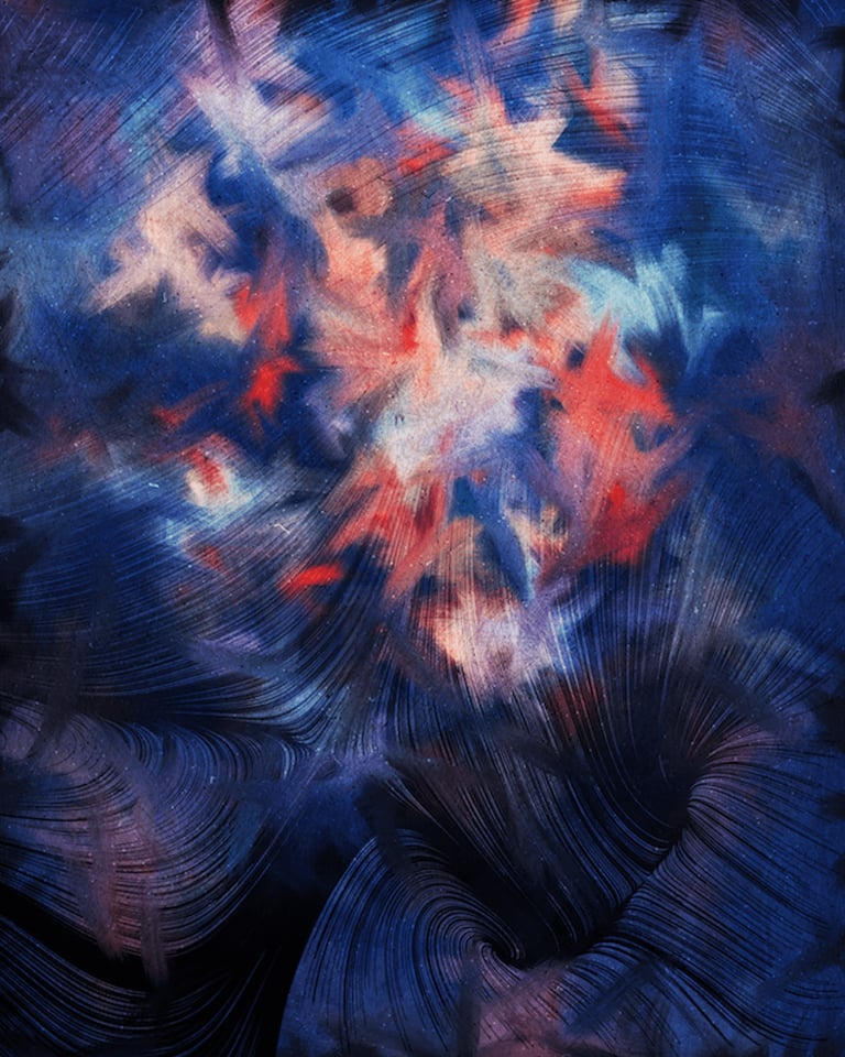 Melissa Wiederrecht, Cosmic Rays #416, 2023. Courtesy of the artist