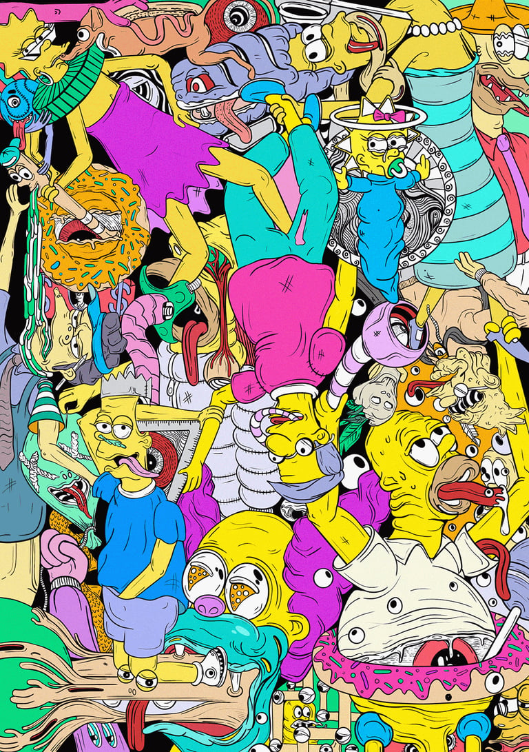 abdllhart, full blown schizophrenia III, 2021. Courtesy of the artist