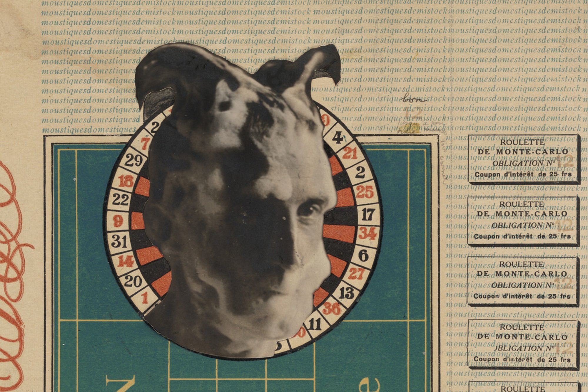 Credit: Marcel Duchamp, Monte Carlo Bonds, 1924