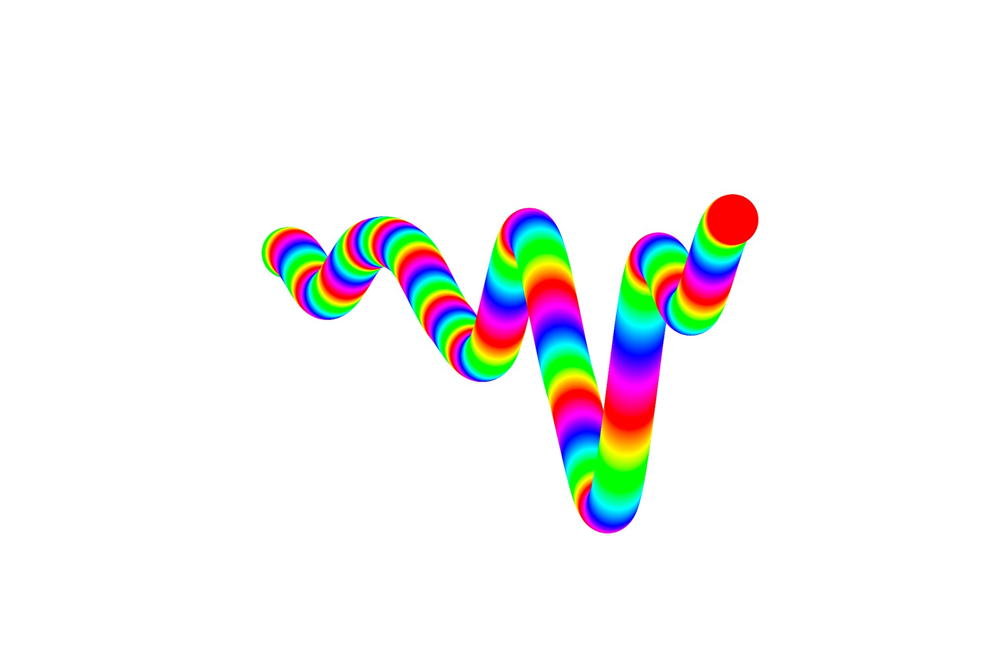Snowfro, Chromie Squiggle #7997, 2021. Courtesy of the artist