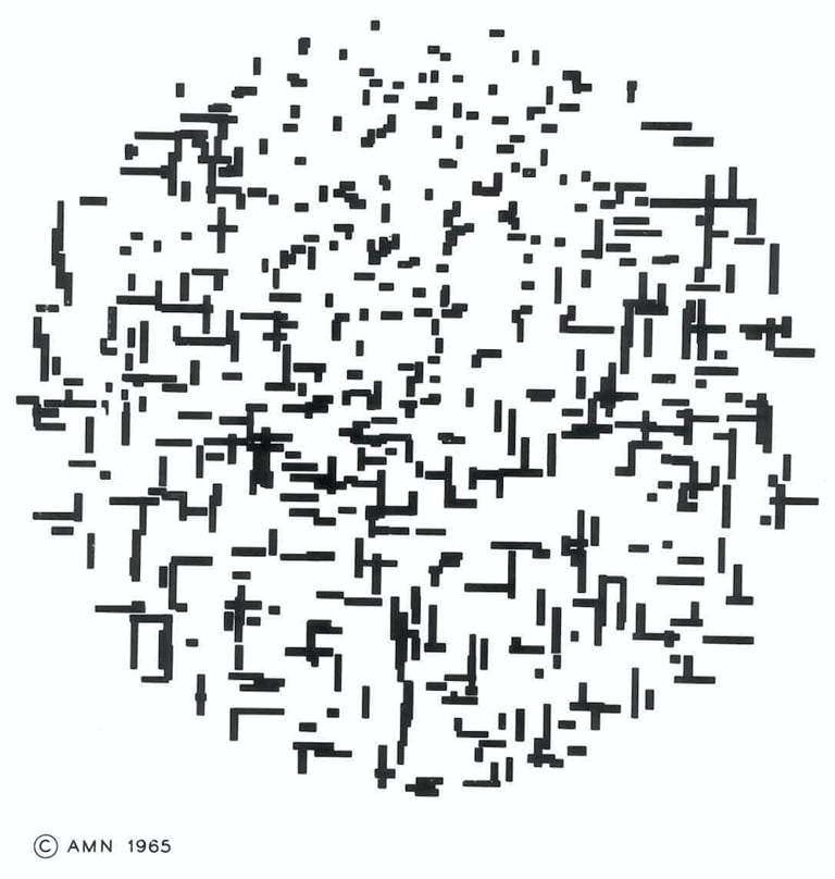 Computer Composition with Lines image 2