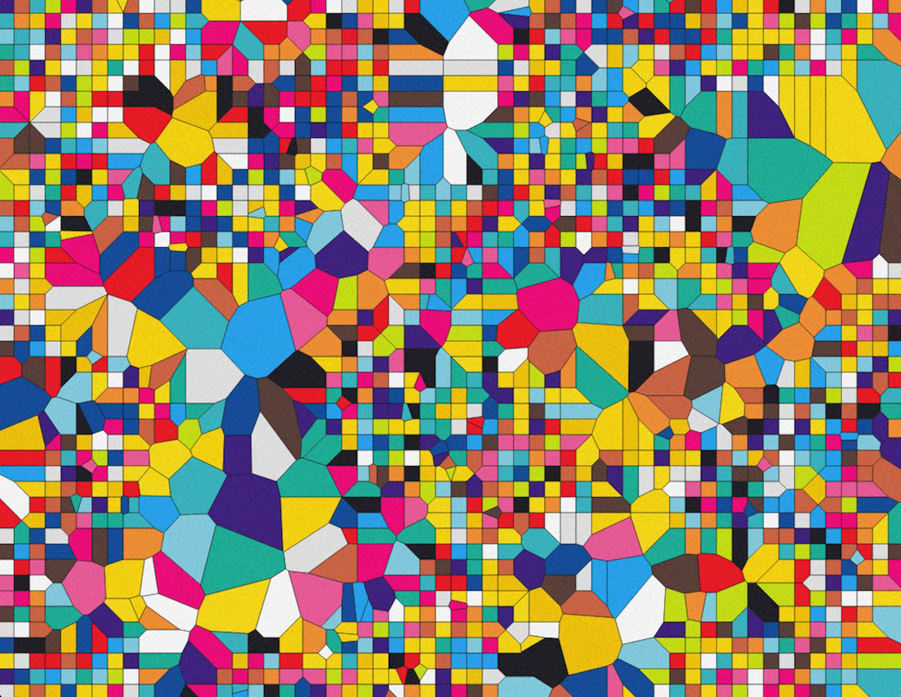 Credit: Okazz, Random Tilings #35, 2023. Courtesy of the artist