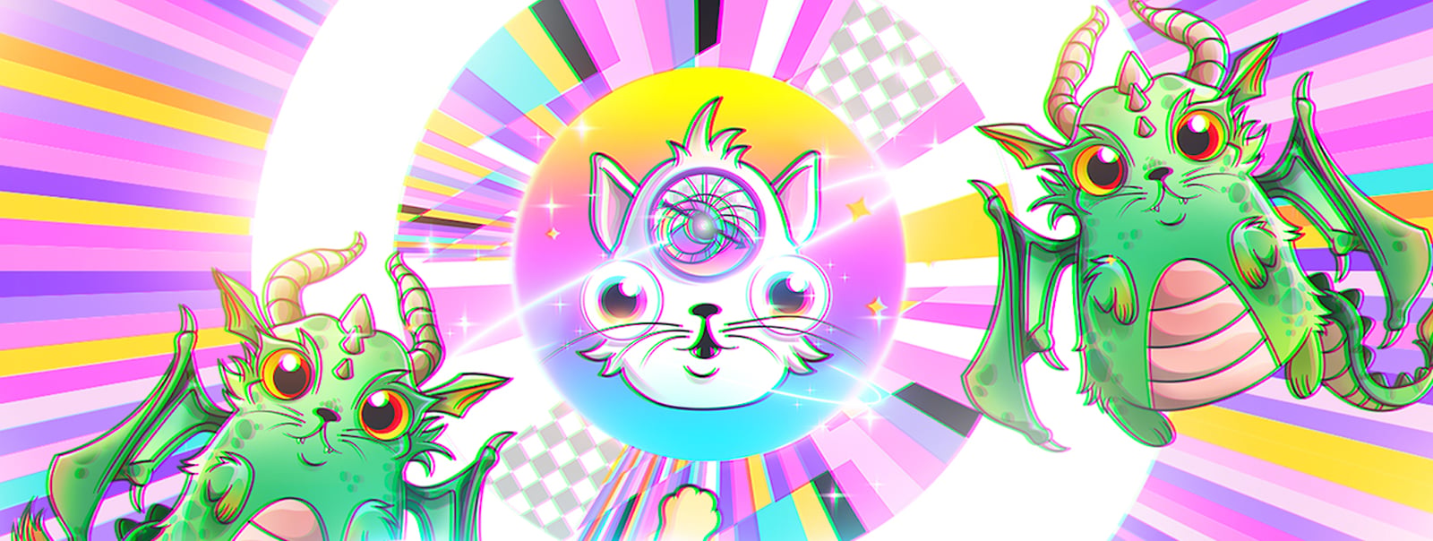 Credit: Dapper Labs, CryptoKitties, 2017. Courtesy of Guile Twardowski