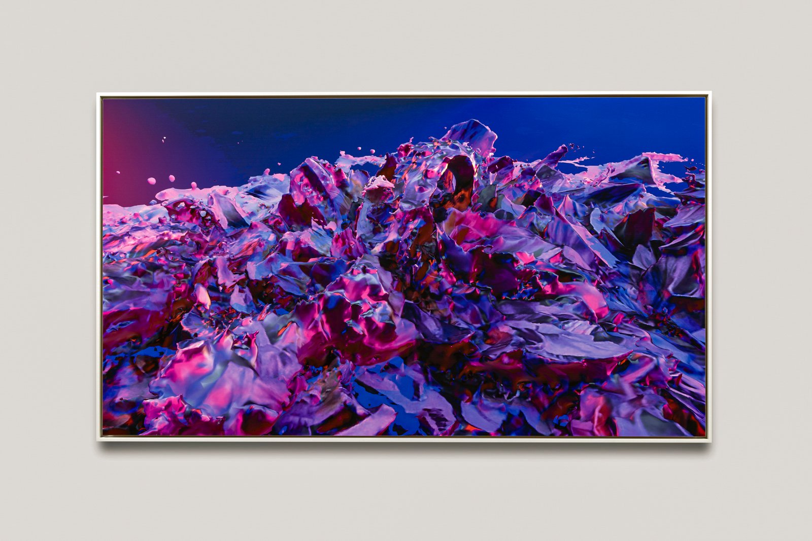 Nancy Baker Cahill, Slipstream 17, 2021. Archival pigment print and NFT. MP4 file. Photography by Jeff Mclane. Courtesy of Honor Fraser Gallery, Los Angeles.