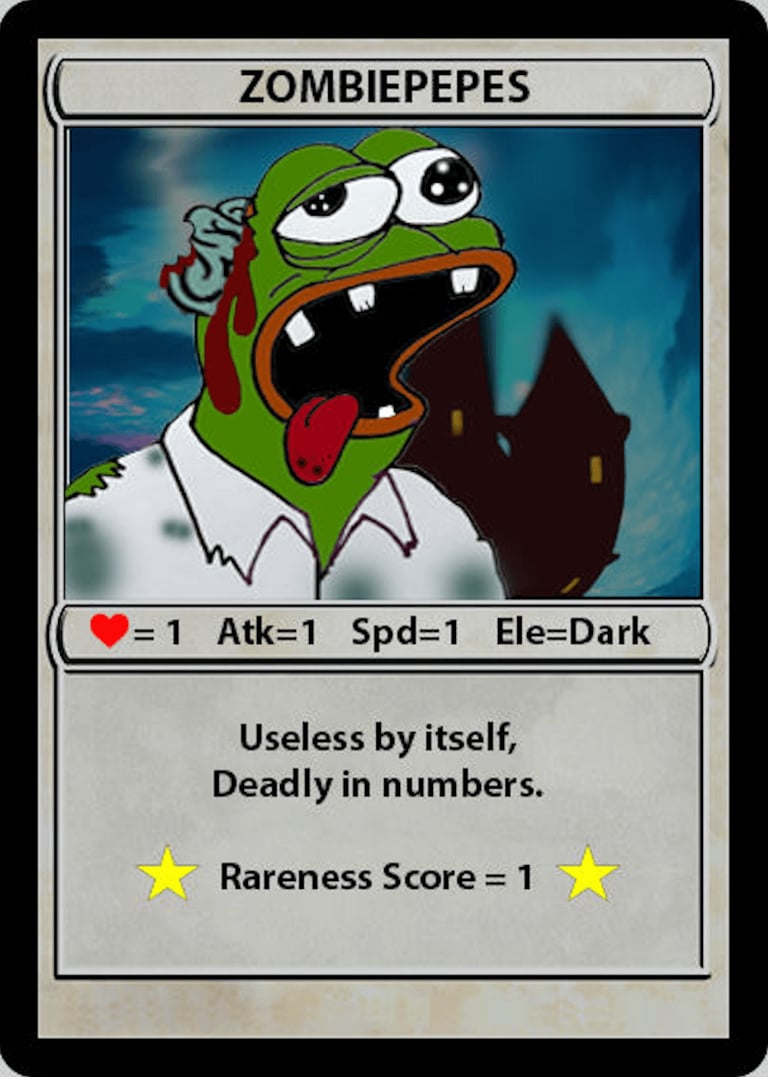 Gus Grillasca, ZOMBIE PEPES, 2016. Courtesy of the artist
