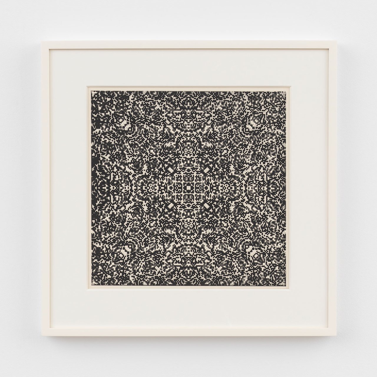 Stan VanDerBeek, Black Micro Kosmos, 1972-75. Courtesy of the Estate of Stan VanDerBeek and Magenta Plains