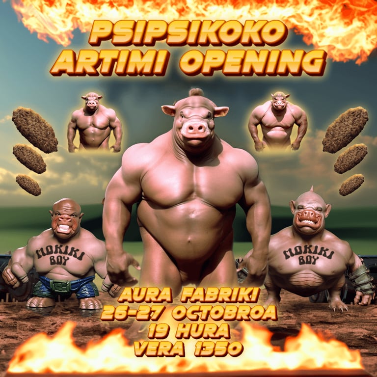 Julian Brangold and Frenetik Void, PsipsiKoko, 2023. Courtesy of AURA