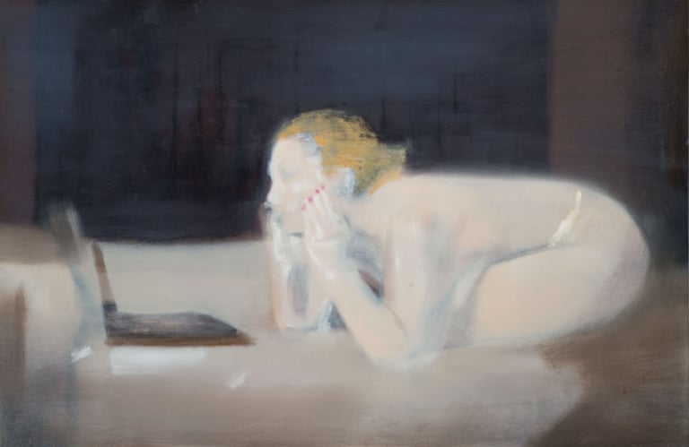 Miltos Manetas, VANESSA (From the Past), 2013. Courtesy of the artist and Spaghetto Silo Bogota