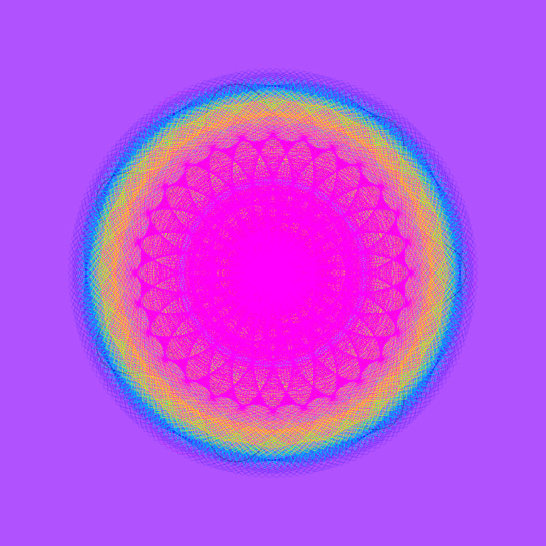 Alexander Reben, SpiroFlakes #1023, 2021. Courtesy of the artist