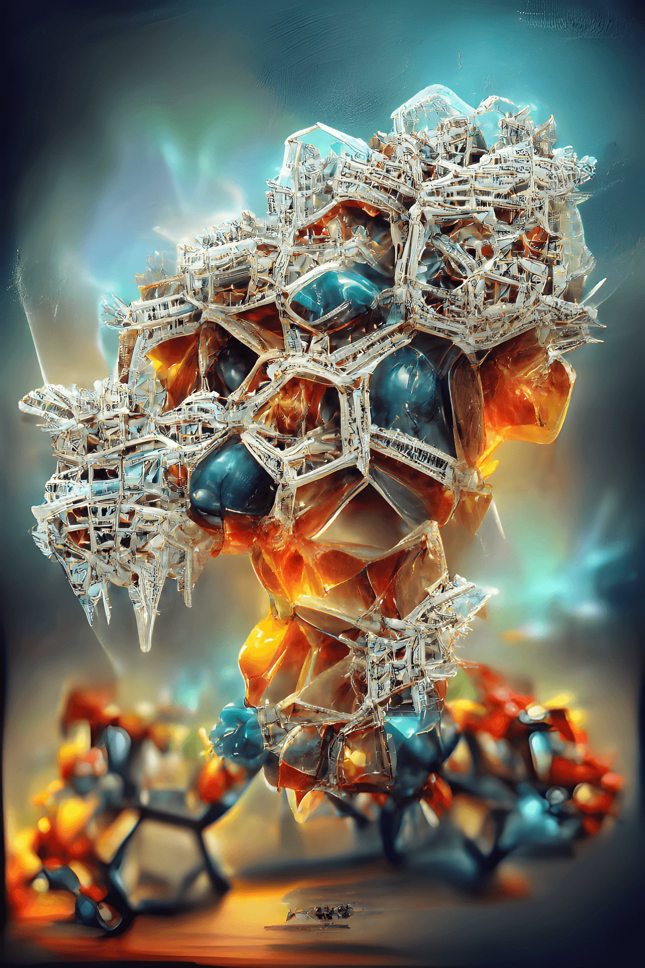Xander Steenbrugge, The brilliant crystal, 2021. Courtesy of the artist