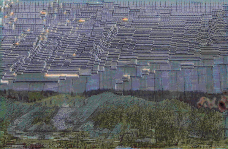 Robbie Barrat, Digital landscapes, 2021. Courtesy of the artist