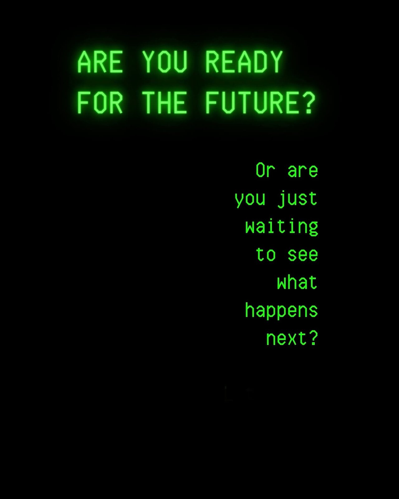 Sasha Stiles, Are You Ready For the Future, 2022. Courtesy of the artist and VerticalCrypto Art