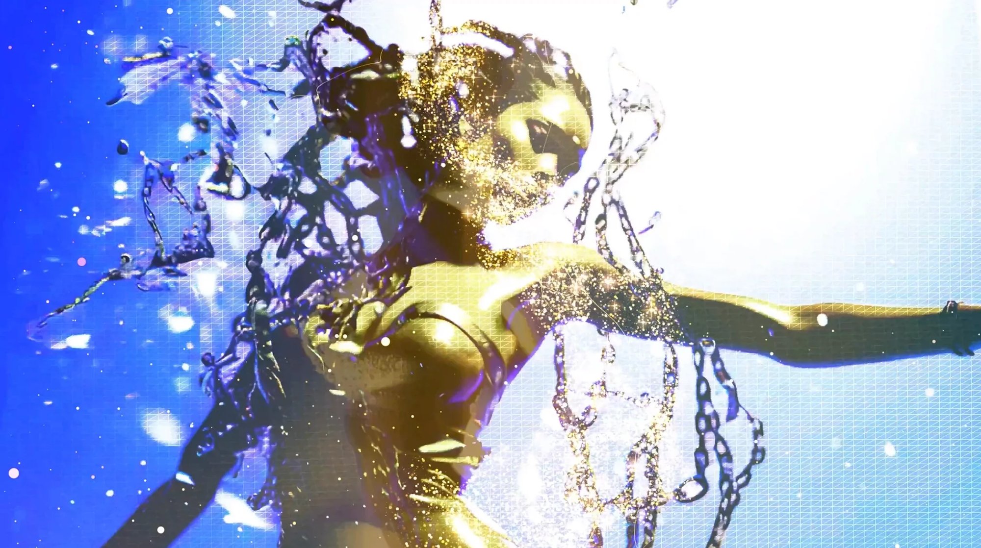 Nygilia, The Chains Are Still Here, 2023. Courtesy of the artist and The NFT Gallery