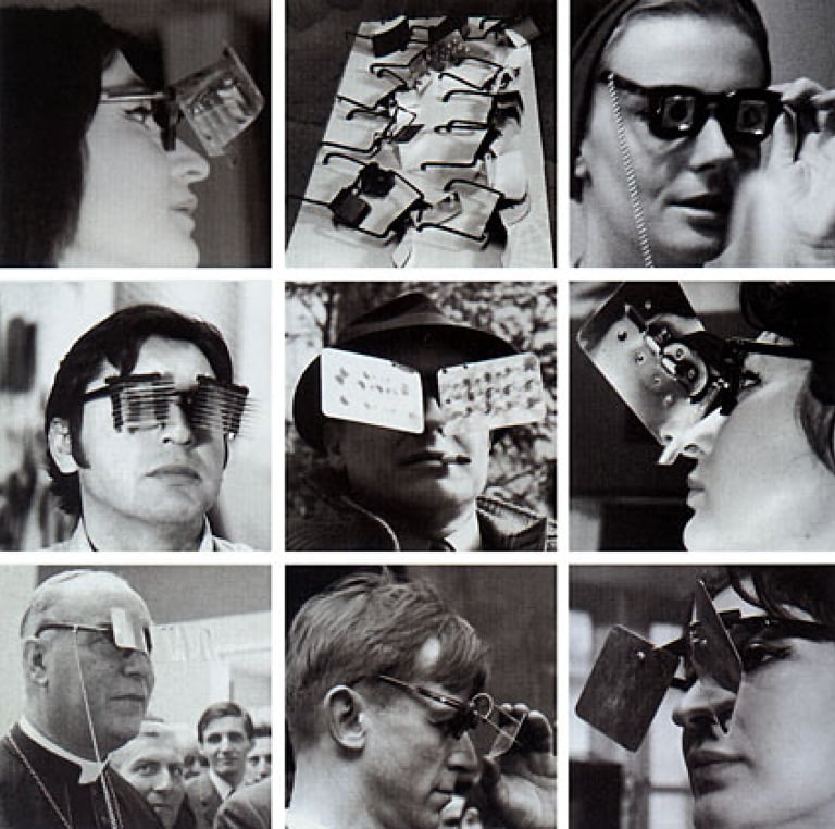 Julio Le Parc, Lunettes pour une vision autre, 1965. Courtesy of the artist