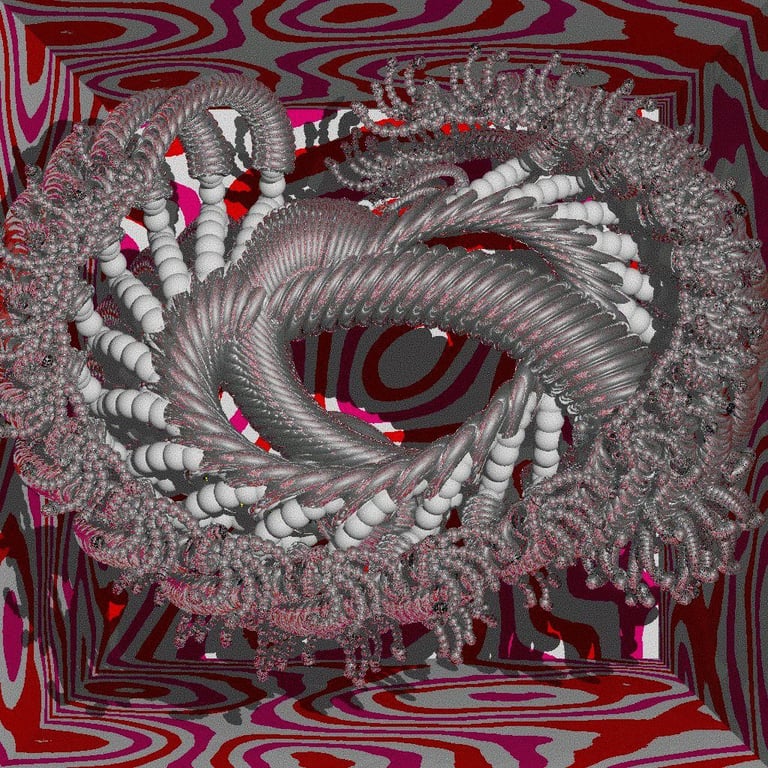 Zapx4rgg Raytraced in Red Room. Artist: William Latham. Mutator Software: Stephen Todd, 1993