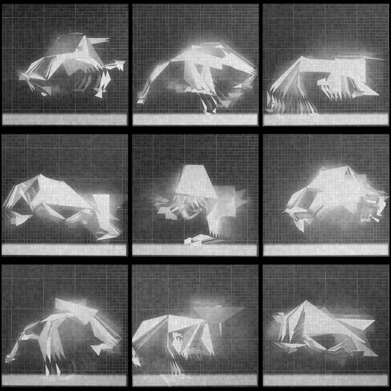 0xDEAFBEEF, Chronophotograph 246, 2023. “Observation” by Tyler Hobbs. Courtesy of the artist