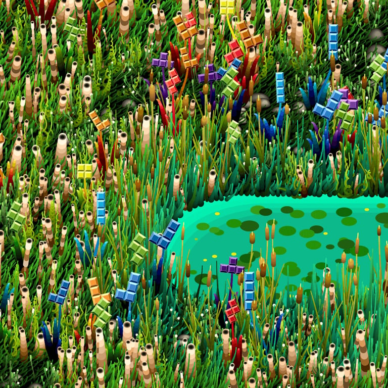 CCDDBB, Noisy Gardens #214, 2022. Courtesy of the artist