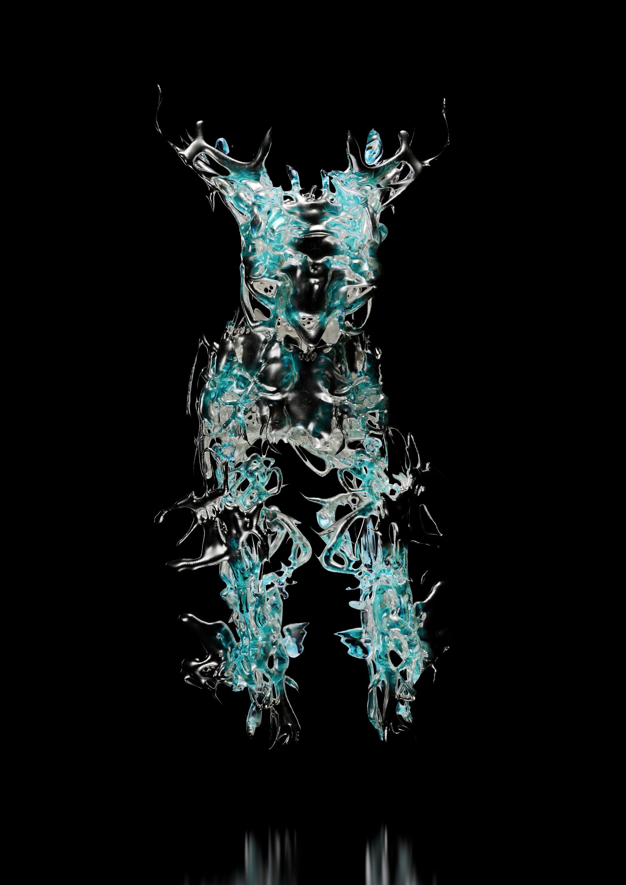 H&M and Institute of Digital Fashion, Under Water, 2022. Courtesy of Institute of Digital Fashion
